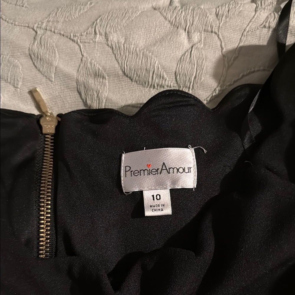 Premier Amour Black Dress